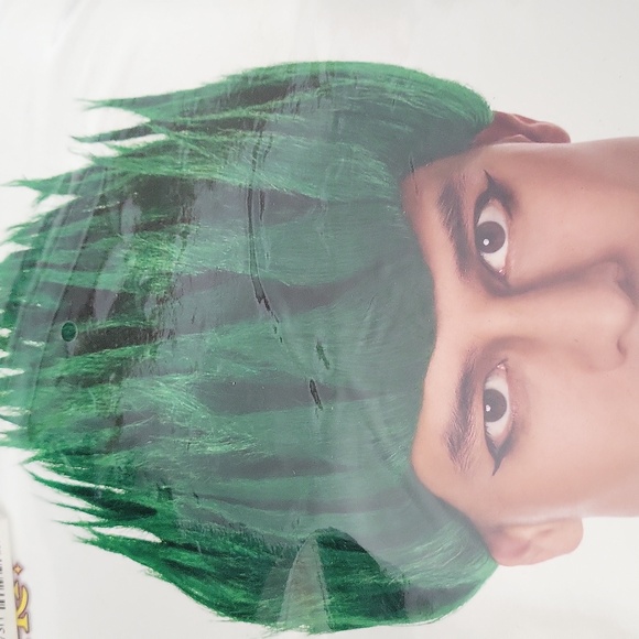 Spirit Vibrant Green Costume Wig - Picture 2 of 4